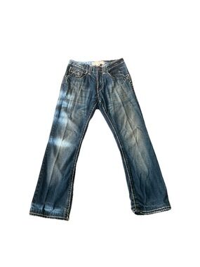 Laguna B Men's Blue Bootcut Denim Jeans